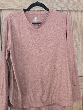 44° North Heathered Rust Long Sleeve Tee